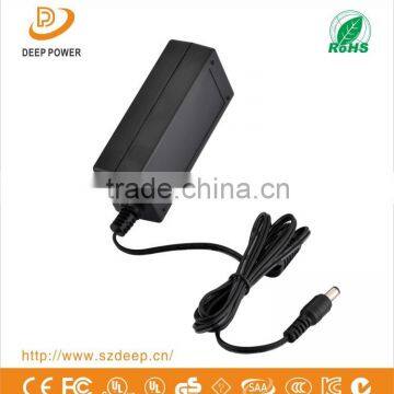 Hot selling CE FCC RoHS 24V 1.5A Universail AC Power Adapter