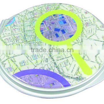 wholesale new design epoxy pattern compact mirror