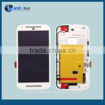 china supplier LCD &touch screen assembly for MotoMoto G2/XT1063/XT1068/XT1069 white