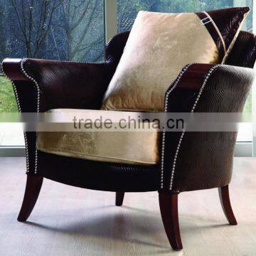 Modern hotel arm wooden chair XY429