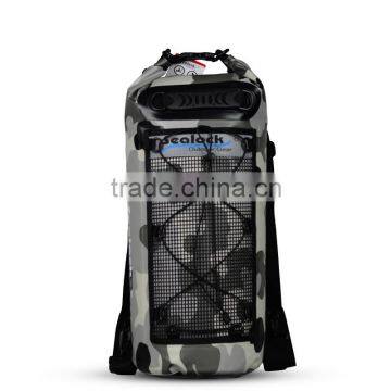 20L Custom logo pvc waterproof camouflage Dry Bag Dry sack with double strap