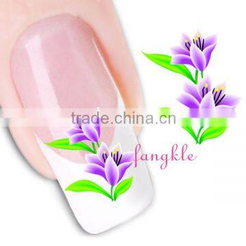 Hotselling water nail tips sticker