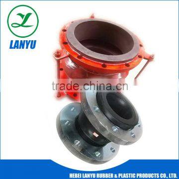 Single rubber sphere expansion joint with flange