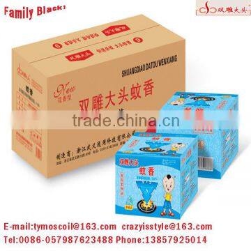 China natural hot sale family packing black mosquito killer coil