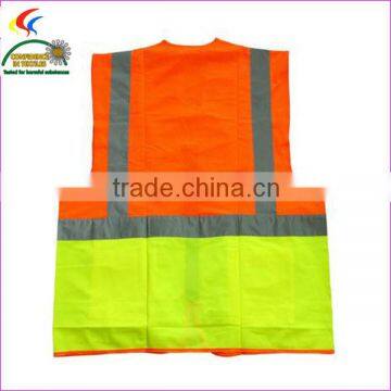 orange color reflective work wear