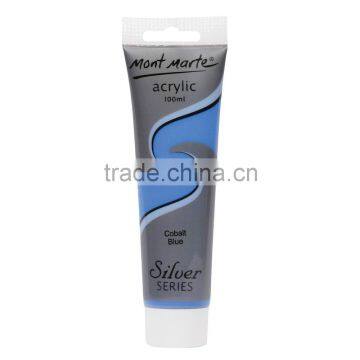 Mont Marte silver series acrylic paint 100ml - Cobalt Blue