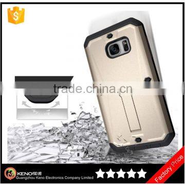 Wholesale Unique cell phone accessories For samsung Galaxy S7 Armored case PC+TPU Waterproof Mobile back cover case