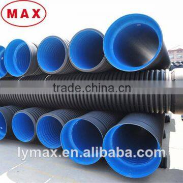 The Interior Dimension 150mm Flexible HDPE Corrugated Pipe for Underground Electricity Wires Protect