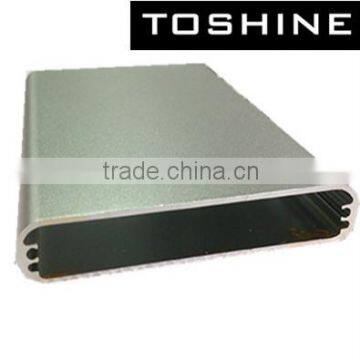 China Color Anodized Extruded Aluminum Heat Sink / Power Supply / Motor /resistance Box Extusion Shell Case Profile photo-4