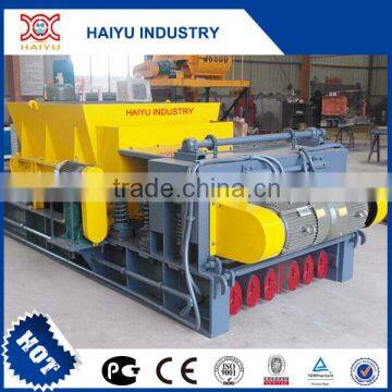 Precast concrete hollow core slab forming making machine