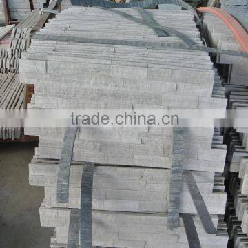 Professional factory 17 years Split Marble Culture Stones rough surface Oak White Marble)