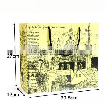 Customized Ivory Board Simple Design Paper Gift Bag Supplier's Choice photo-6