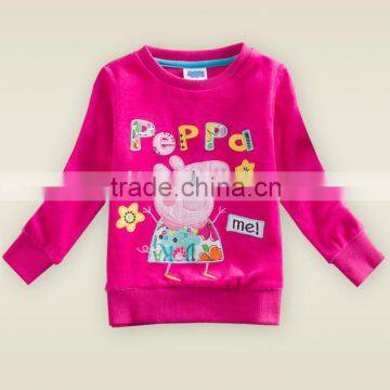 Elegant girls long sleeve t shirt children's clothes kid clothing