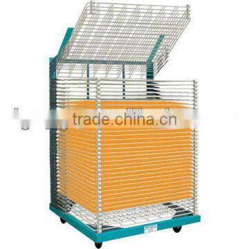 Powder Cotated Drying Rack Shelves Supplier 50 Shelves