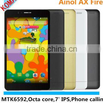 KOMAY Cheapest 7 Inch octa core tablet MTK6592 Ainol AX Flame/Fire NOTE7 AX7 anroid 4.4 Tablet