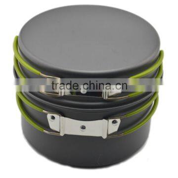 10pcs Portable Foldable Aluminum Frying Pan Pot Bowl Set Kitchen Cookware for Travel Outdoor Camping Hiking Cooking photo-2