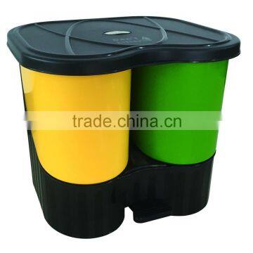 20 liter plastic waste bin waste can for home sortted