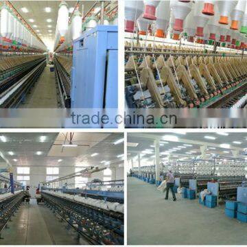 Raw White Polyester Fibers / 100% Polyester Core Spun / Close Virgin Yarns photo-3