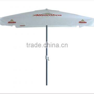 Aluminum Pole Dia 3M Umbrellas Patio Outdoor Large Sun Umbrella Beige Fabric Promotional Beach Umbrella photo-2