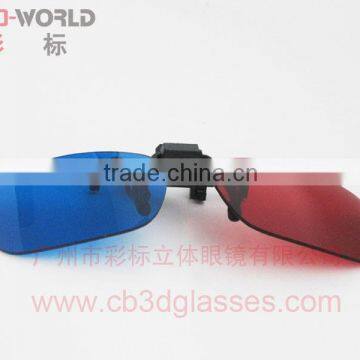 Various no frame 3d red-cyan eyewear for 3d film and TV