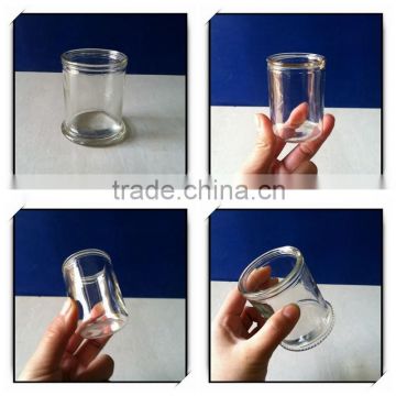 small round glass candle jars wholesale DH552