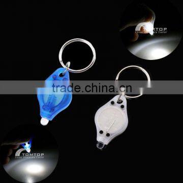 1PC LED Key Finder Locator Find Lost Keys Chain Keychain Newest Blue/White