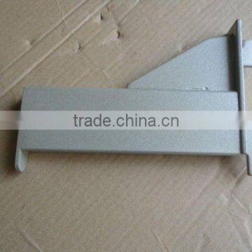 Silver metal shelf bracket