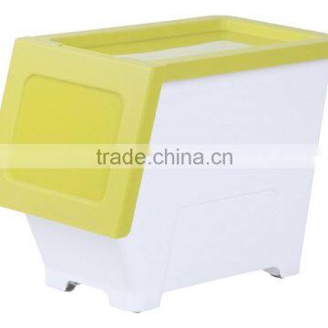 Narrow type 17 liter stackable container