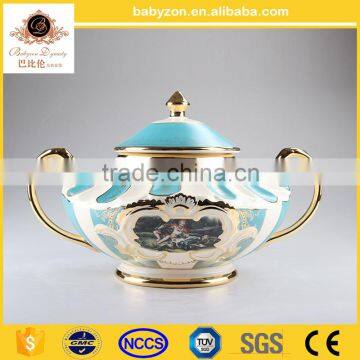 wholesale home decore luxury tiffany art ceramic jar