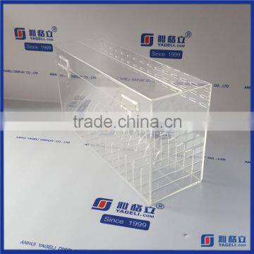 China first hand factory clear custom made acrylic sticker label dispenser & lable Holder