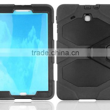 For Samsung Galaxy Tab E 9.6 inch Military duty case with stand and screen protector