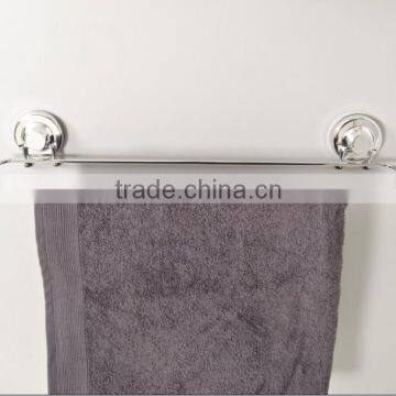 Bathroom metal single towel rail with suction cup