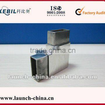 China Stainless Steel 2-way 90 Degree Square Tube Connector 40*20mm photo-2