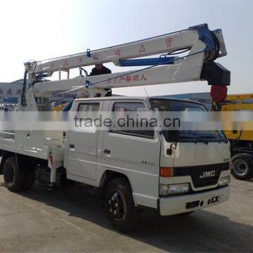 Jmc with crane 12-18m overhead working truck