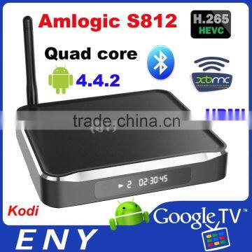Kodi octa core Mali 450 Amlogic S812 Quad core cortexA9 android tv box update