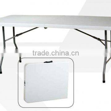 6' Resin Center Fold Multi Purpose Table, plastic folding table, multi folding game table