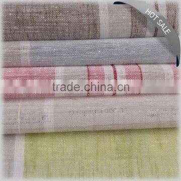 2016 Top quality Beautiful Home stripe sunscreen curtain fabric