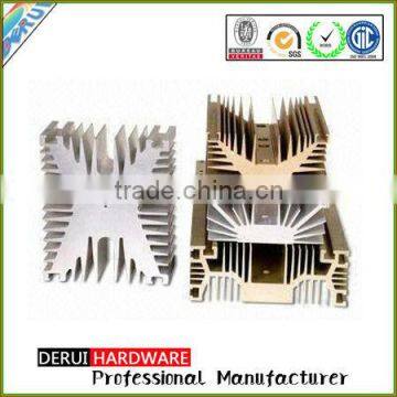 extrusion aluminum profile custom square heatsinks zinc plating dongguan hardware