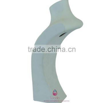 Handmade White Jewelry Necklace Display Bust photo-5