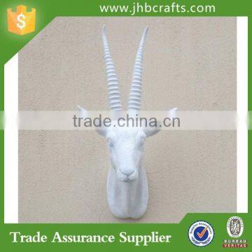 Deer Head 9.5 In. H x 8 In. W Resin Black Wall Hook Home Decor photo-5