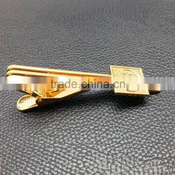 Metal fashion men's gold plating tie bar