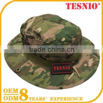Tesnio Multicam Camouflage Military Fishing bucket bonnie hat outdoor sun cap