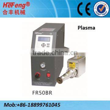 Car lamp surface plasma treatment for bonding