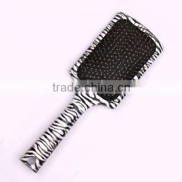 paddle and cushion hair brush with steel pins