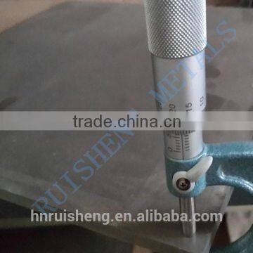 High Purity Ground Pure Tungsten Plate Block Ingot for Sale for Coating Film