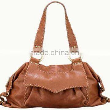 LA4002 Guangzhou factory genuine leather bag handbag for lady