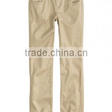 Middle school uniform skinny latest boys pants