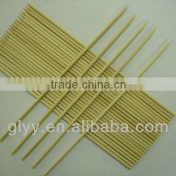 100% natural grade A long bamboo bbq stick ,thin bamboo sticks,colored skewers