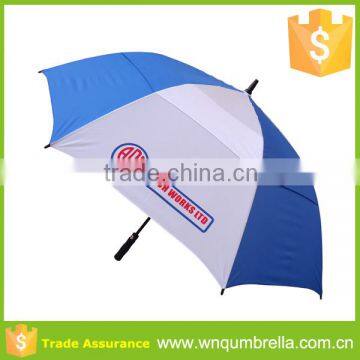 27"X8K windproof auto open straight advertising golf umbrella