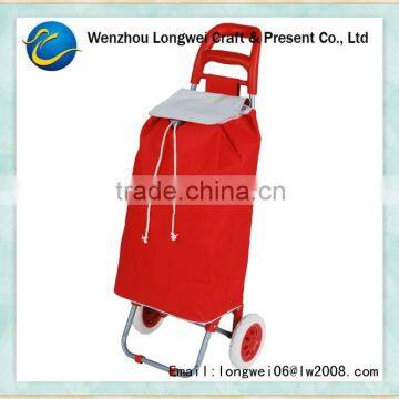 fashion vegetable shopping trolley bag/shopping cart bag/shopping bag with wheels